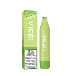 *FED* Disposable Vape Vice 5500 Green Apple Ice Box of 6