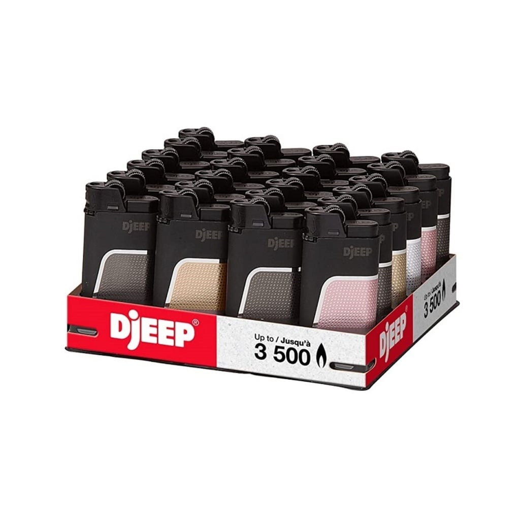 Lighter Djeep Disposable Bold Collection Assorted Box of 24