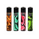 Lighter Clipper Marble Design Assorted Box of 48