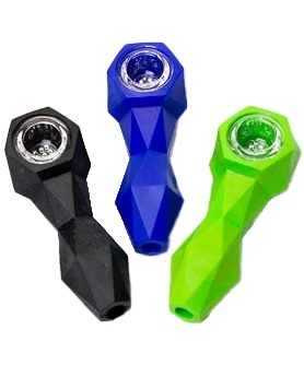 Silicone Pipe Unbranded Diamond Pipe 4"