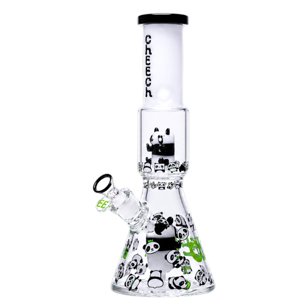 Glass Bong Cheech Glass 7mm Panda Party 14"