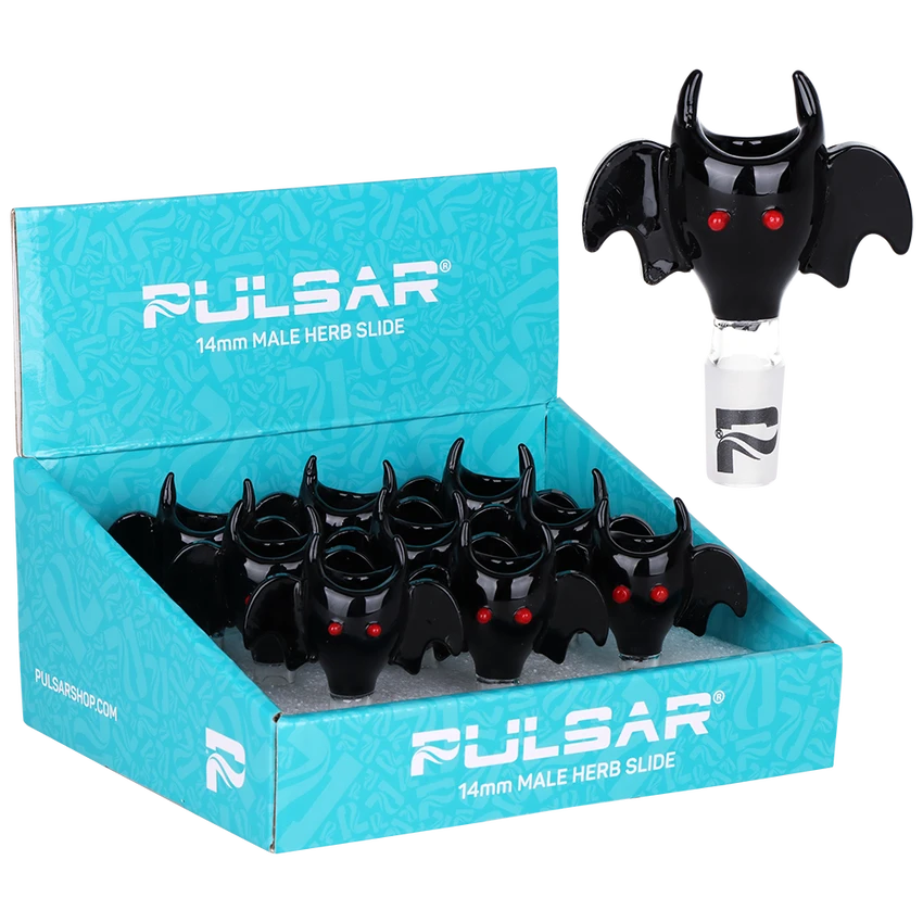 Glass Bowl Pulsar Batty 14mm Box of 9