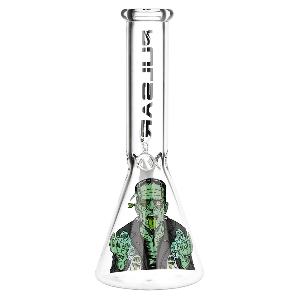 Glass Bong Pulsar FrankenGhoul Beaker 10"
