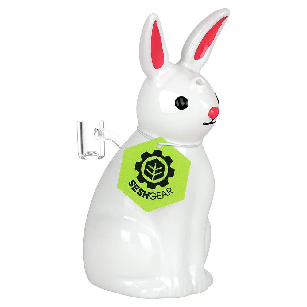 Glass Rig SeshGear White Rabbit 7.5"