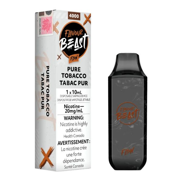 *FED* Flavour Beast Flow Disposable Vape Rechargeable Pure Tobacco Box Of 6