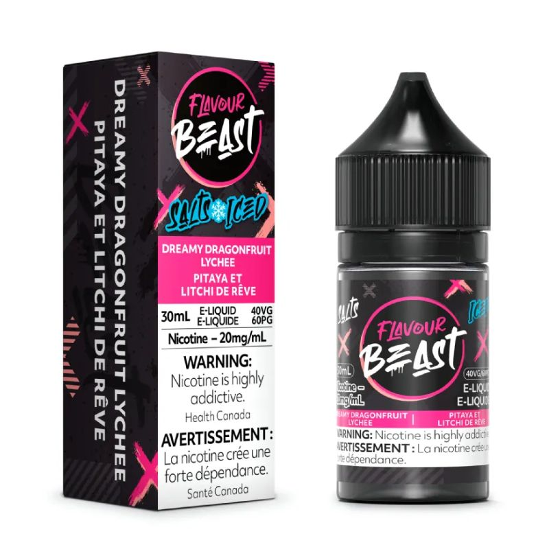*FED* Flavour Beast Salt Juice 30ml Dreamy Dragonfruit Lychee Iced