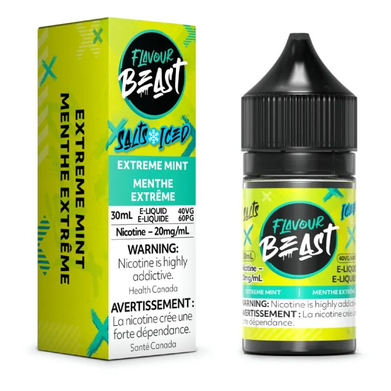 *FED* Flavour Beast Salt Juice 30ml Extreme Mint Iced