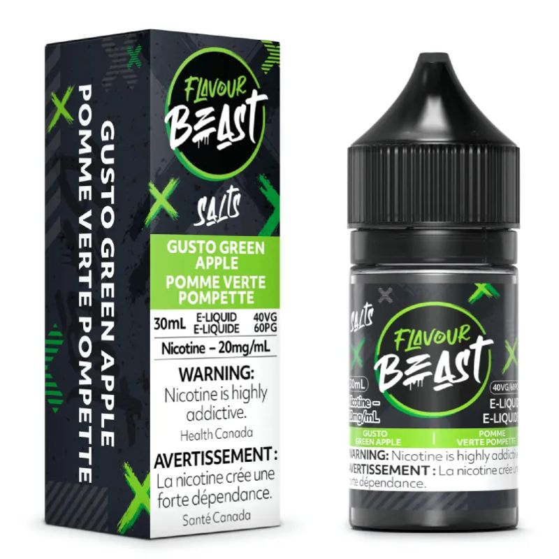 *FED* Flavour Beast Salt Juice 30ml Gusto Green Apple