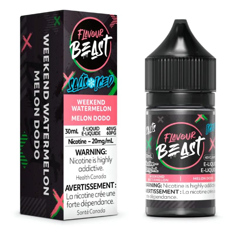 *FED* Flavour Beast Salt Juice 30ml Weekend Watermelon Iced
