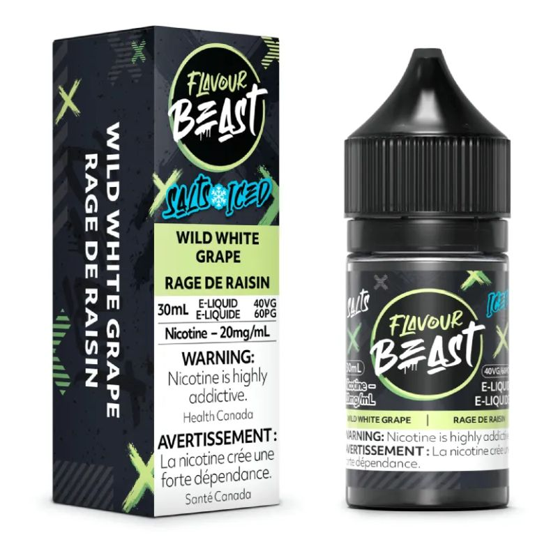 *FED* Flavour Beast Salt Juice 30ml Wild White Grape Iced