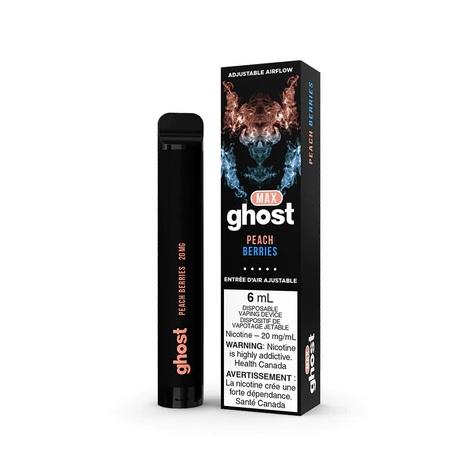 *FED* Ghost Max Disposable Peach Berries Box Of 5