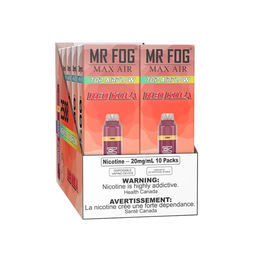 *FED* Mr Fog Max Air Disposable Vape Red Kola 2500 Puffs Box Of 10