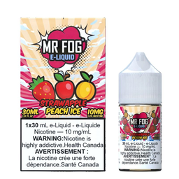 *FED* Mr Fog Salt Juice 30ml Strawapple Peach Ice