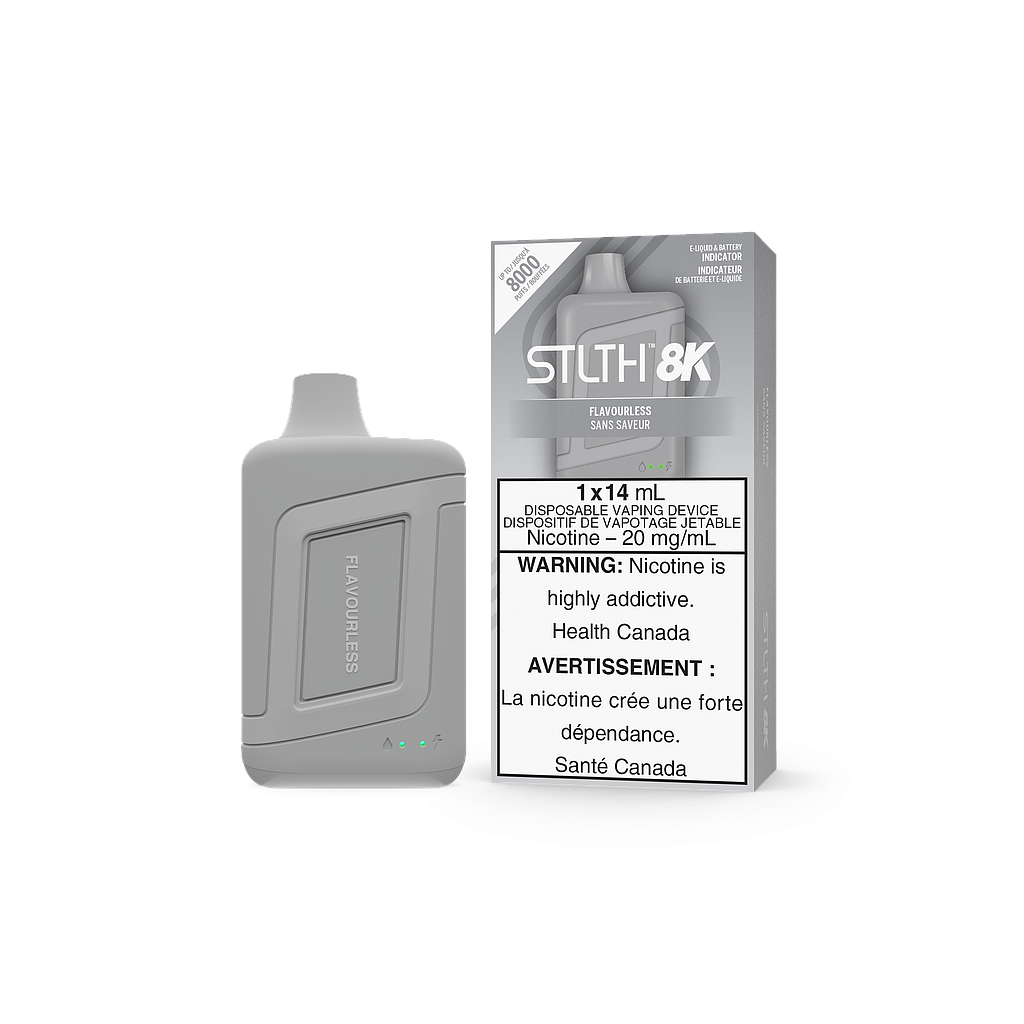 *FED* STLTH 8K Disposable Vape 8000 Puff Flavourless Box Of 5