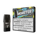 *FED* STLTH Monster Pod Blue Razz Lemon Ice 2ml Pack of 2 Pods Box of 5