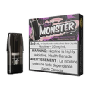*FED* STLTH Monster Pod Peach Dragonfruit Ice 2ml Pack of 2 Pods Box of 5