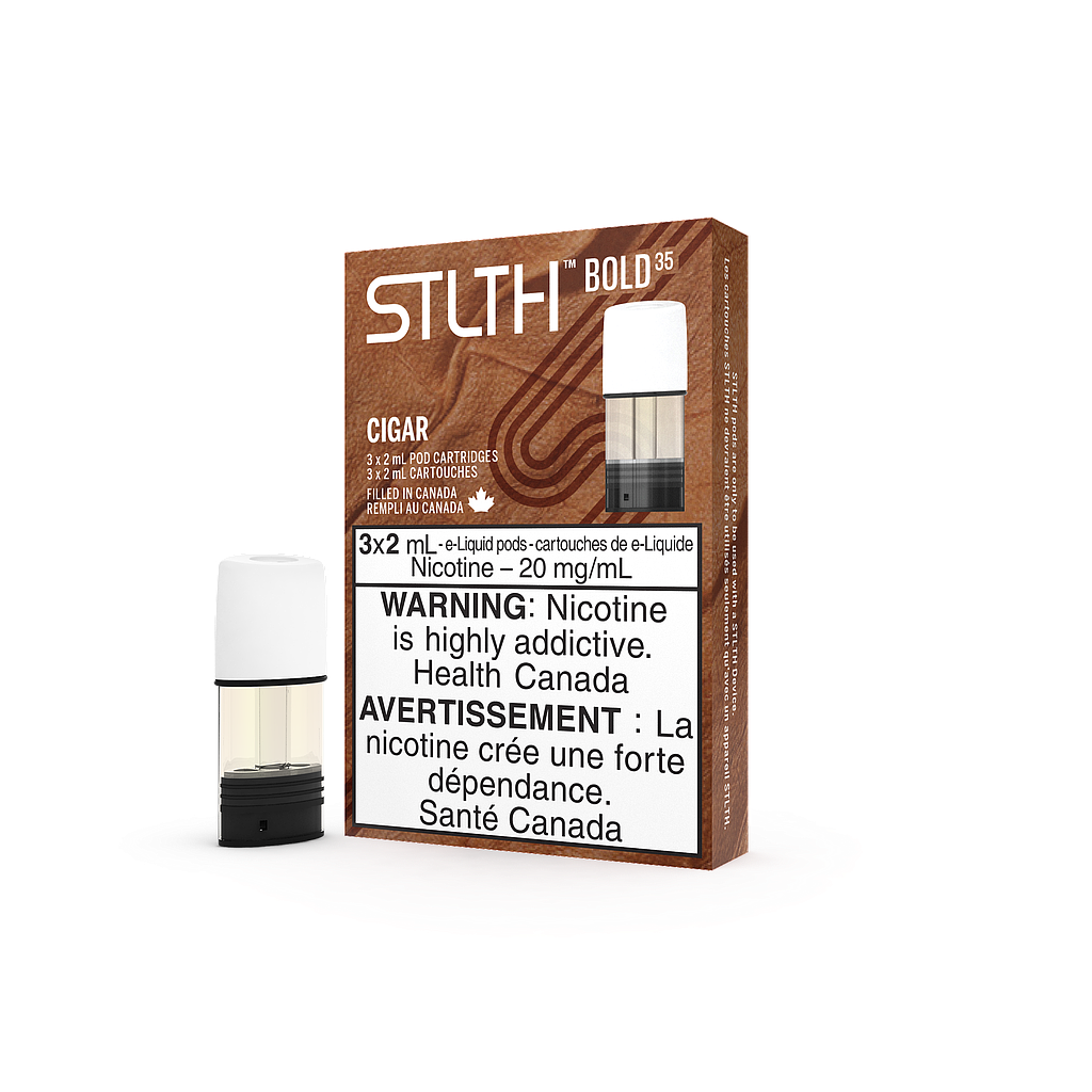 *FED* STLTH Pod 3-Pack -Cigar + Bold