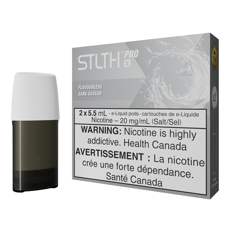 *FED* STLTH Pro X Pod Pack Flavourless 5.5ml Pack of 2 Pods Box of 5