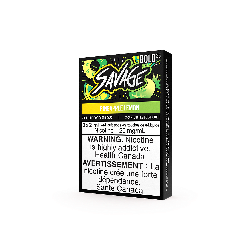 *FED* STLTH Savage Pod 3-Pack - Pineapple Lemon + Bold