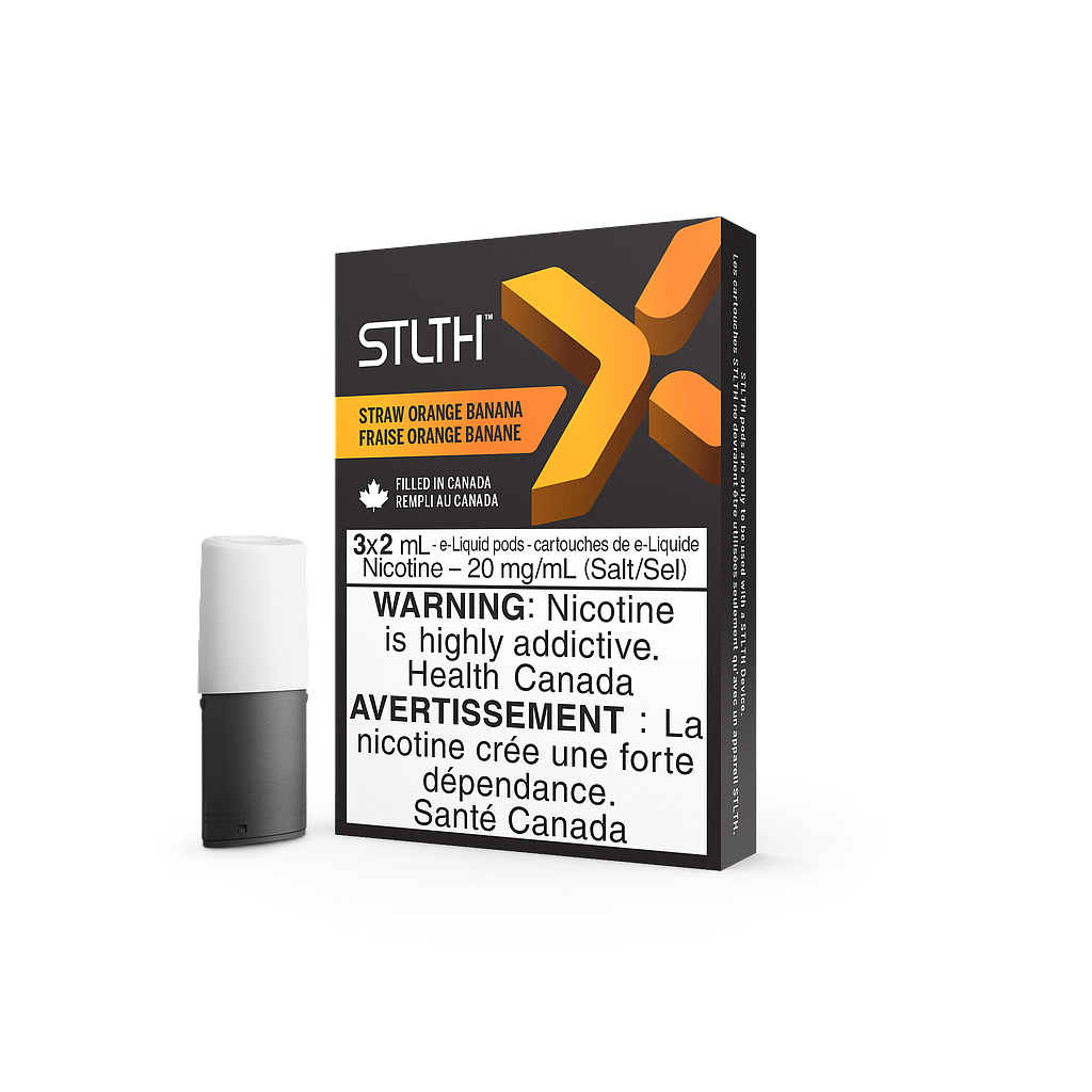 *FED* STLTH X Pod 3-Pack - Straw Orange Banana