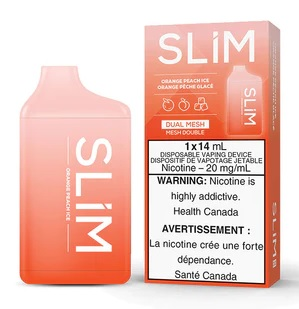 *FED* Slim Disposable Vape 7500 Puff Orange Peach Ice Box Of 6