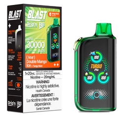 *AB* Disposable Vape Drip'n Envi Fasta Blast 30K Sour Series Double Mango Ice (Sour) Box of 5