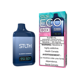 *AB* Disposable Vape STLTH Eco Box Blueberry Raspberry Box of 5
