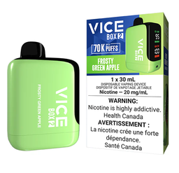 *AB* Disposable Vape Vice Box 2 70K Frosty Green Apple Box of 4