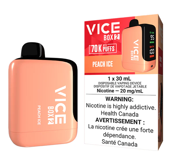 *AB* Disposable Vape Vice Box 2 70K Peach Ice Box of 4