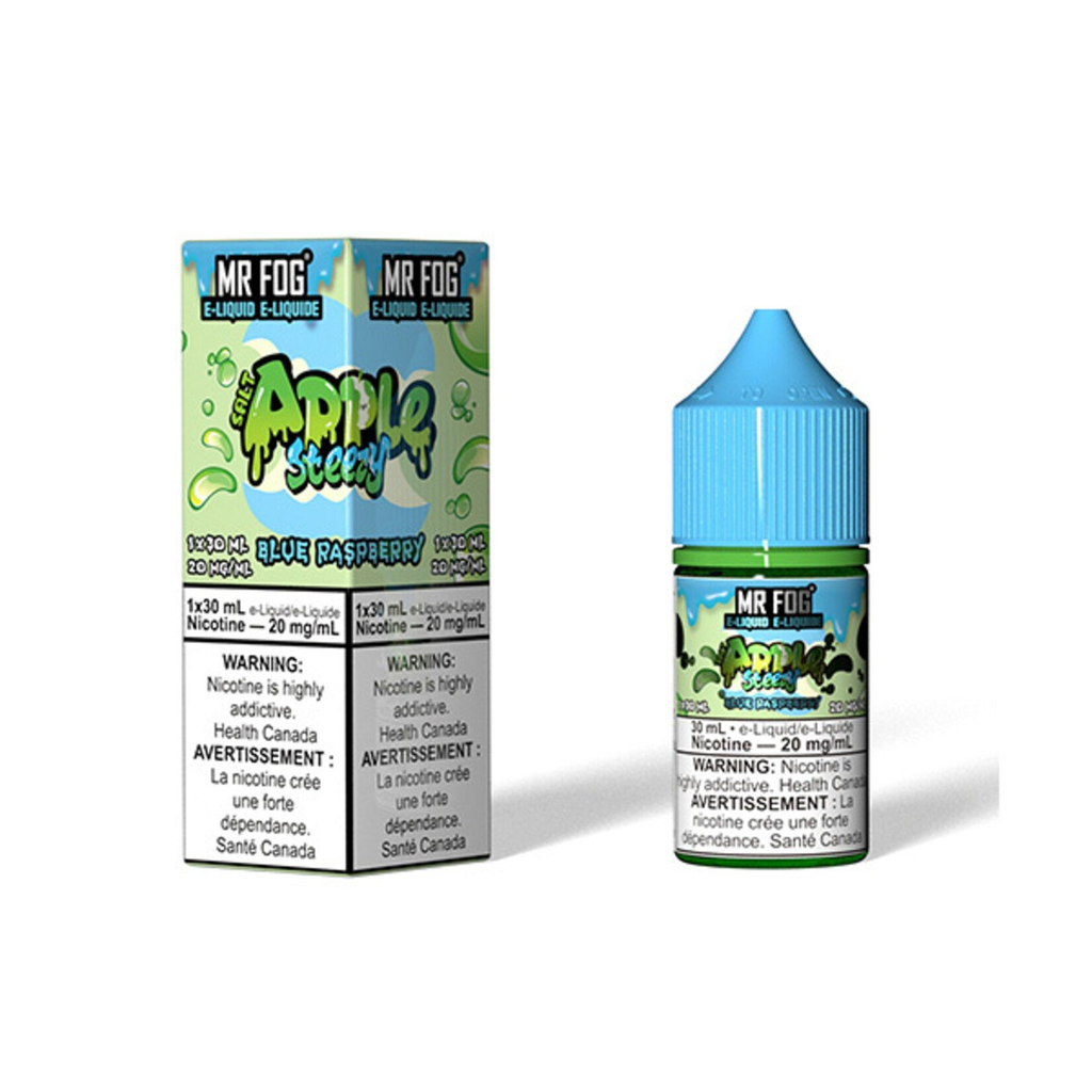 *AB* Nicotine Liquid Mr Fog Apple Steezy Salt 30ml Blue Raspberry