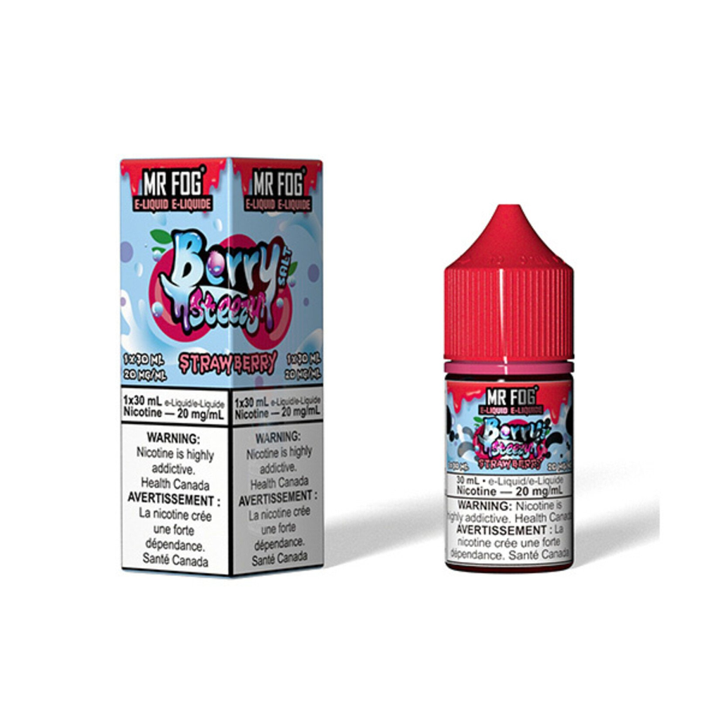 *AB* Nicotine Liquid Mr Fog Berry Steezy Salt 30ml Strawberry