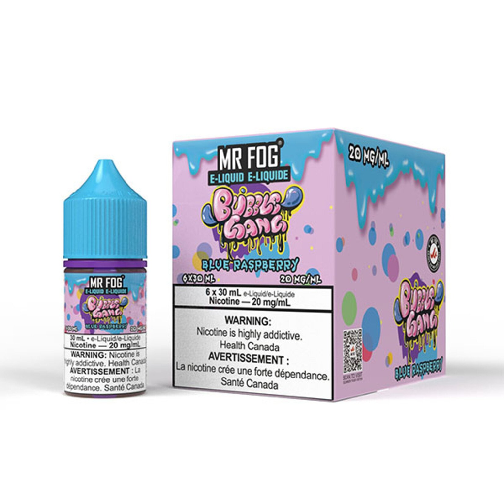 *AB* Nicotine Liquid Mr Fog Bubble Gang Series Salt 30ml Blue Raspberry