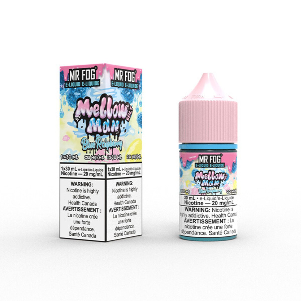 *AB* Nicotine Liquid Mr Fog Mellow Man Salt 30ml Blue Raspberry