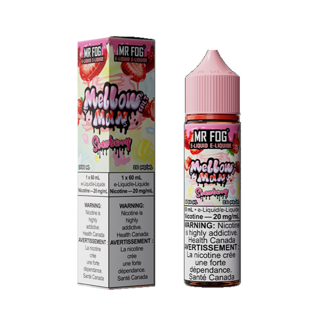*AB* Nicotine Liquid Mr Fog Mellow Man Salt 60ml Strawberry