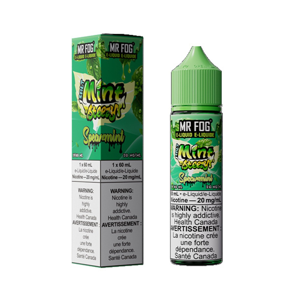*AB* Nicotine Liquid Mr Fog Mint Steezy Salt 60ml Spearmint