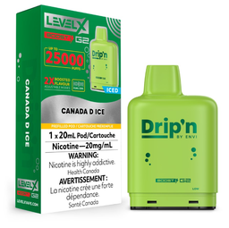*AB* Nicotine Pod Drip'n Level X Boost G2 Canada D Box of 6