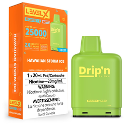 *AB* Nicotine Pod Drip'n Level X Boost G2 Hawaiian Storm Ice Box of 6