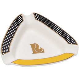 Ashtrays Lucienne Checkered Yellow Triangle Large