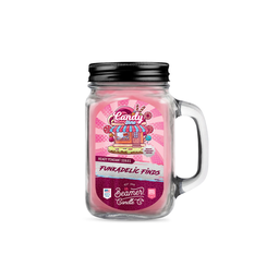 Candle Beamer Funkadelic Finds Collection Candy Store Large Glass Mason Jar 12oz