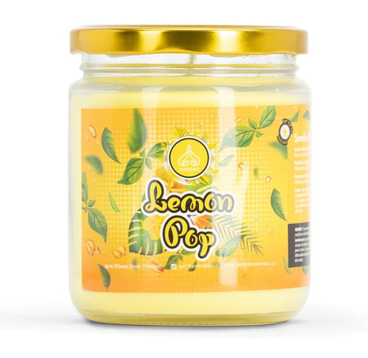 Candle Smoke Out Odor Eliminator 13oz Lemon Pop