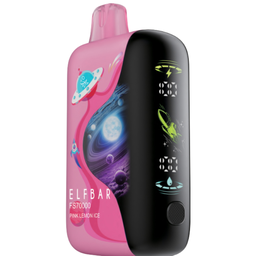 *FED* Disposable Vape Elf Bar FS70K Pink Lemon Ice Box of 4