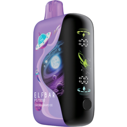 *FED* Disposable Vape Elf Bar FS70K Sakura Grape Ice Box of 4
