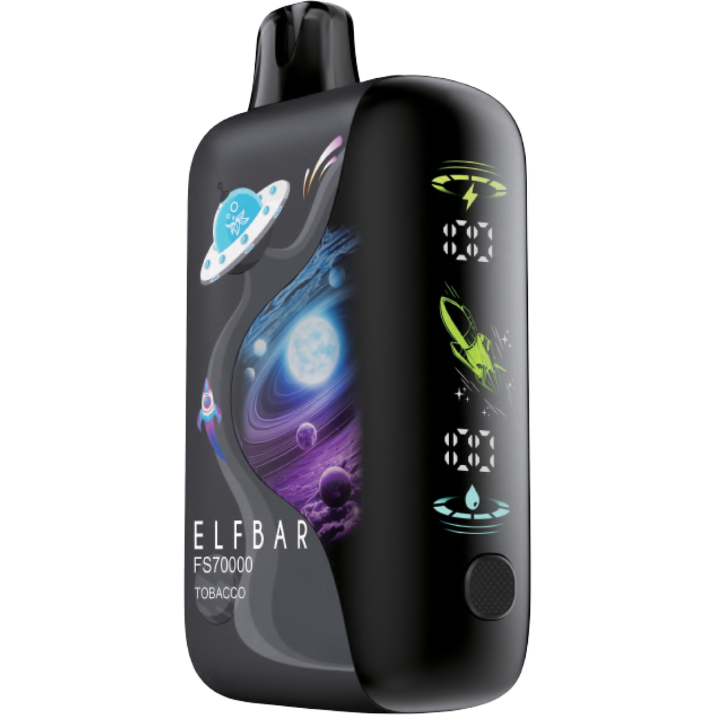 *FED* Disposable Vape Elf Bar FS70K Tobacco Box of 4