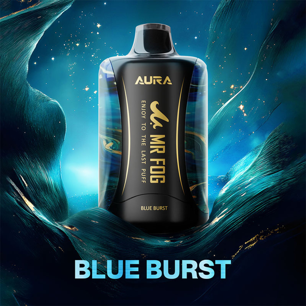 *FED* Disposable Vape Mr Fog AURA 60K Blue Burst Box of 5