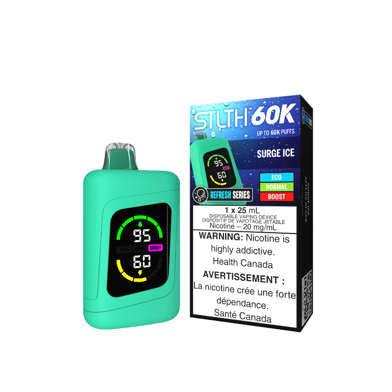 *FED* Disposable Vape STLTH 60K Surge Ice  Box of 4